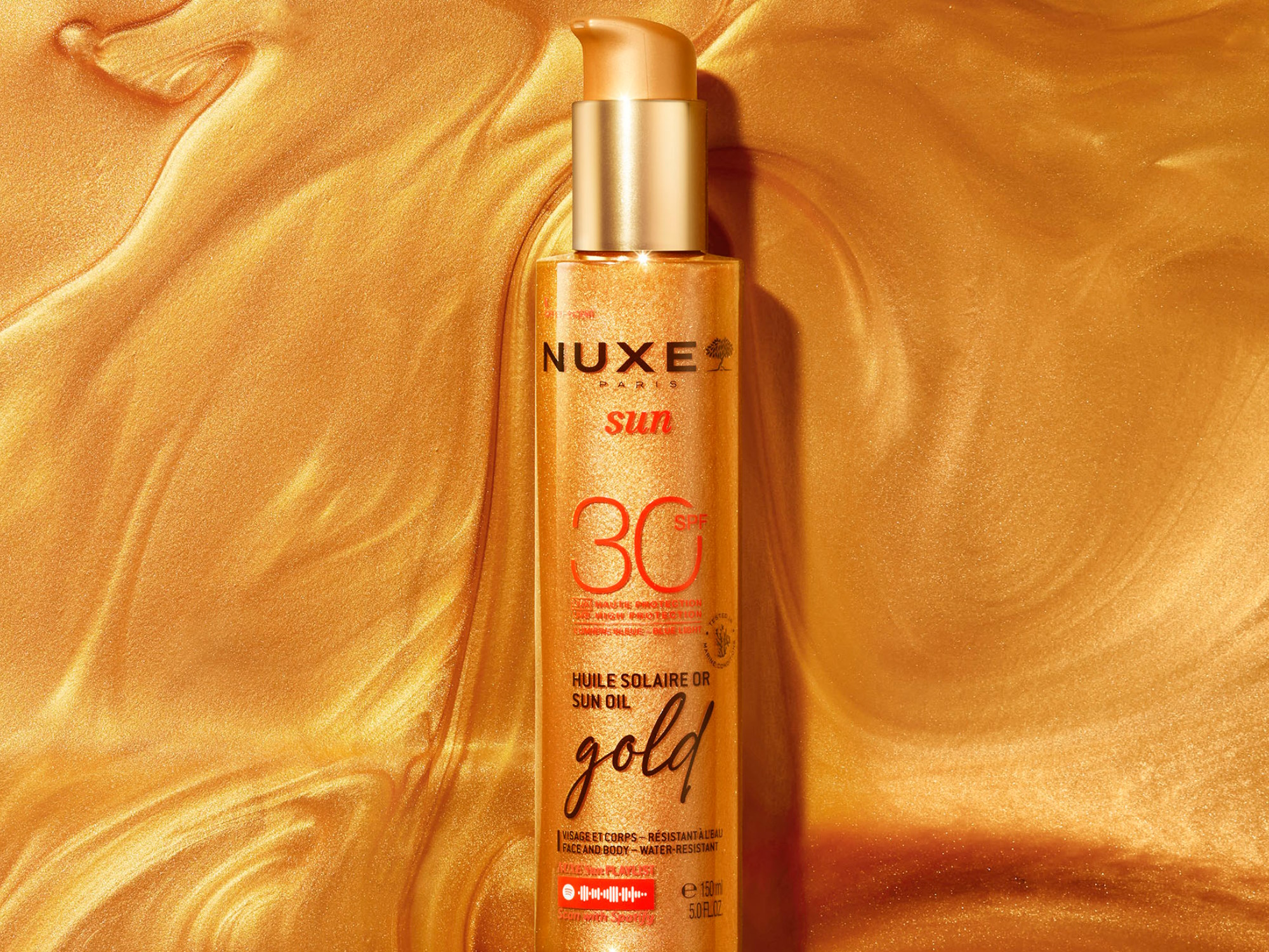 Nuxe Sun Aceite Solar Bronceador Gold SPF 30 150ml