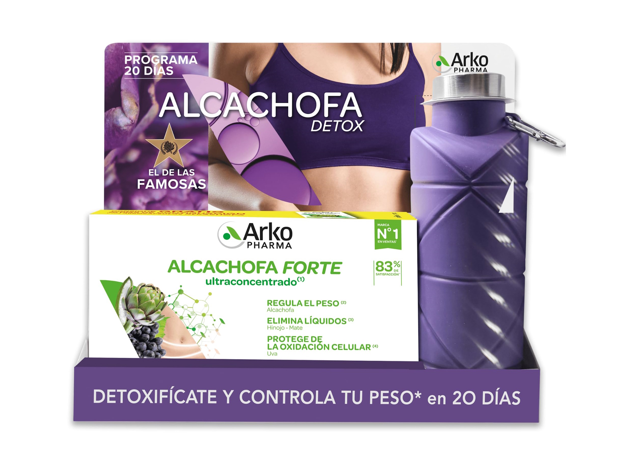 Arkofluido Alcachofa Forte 20 Ampollas