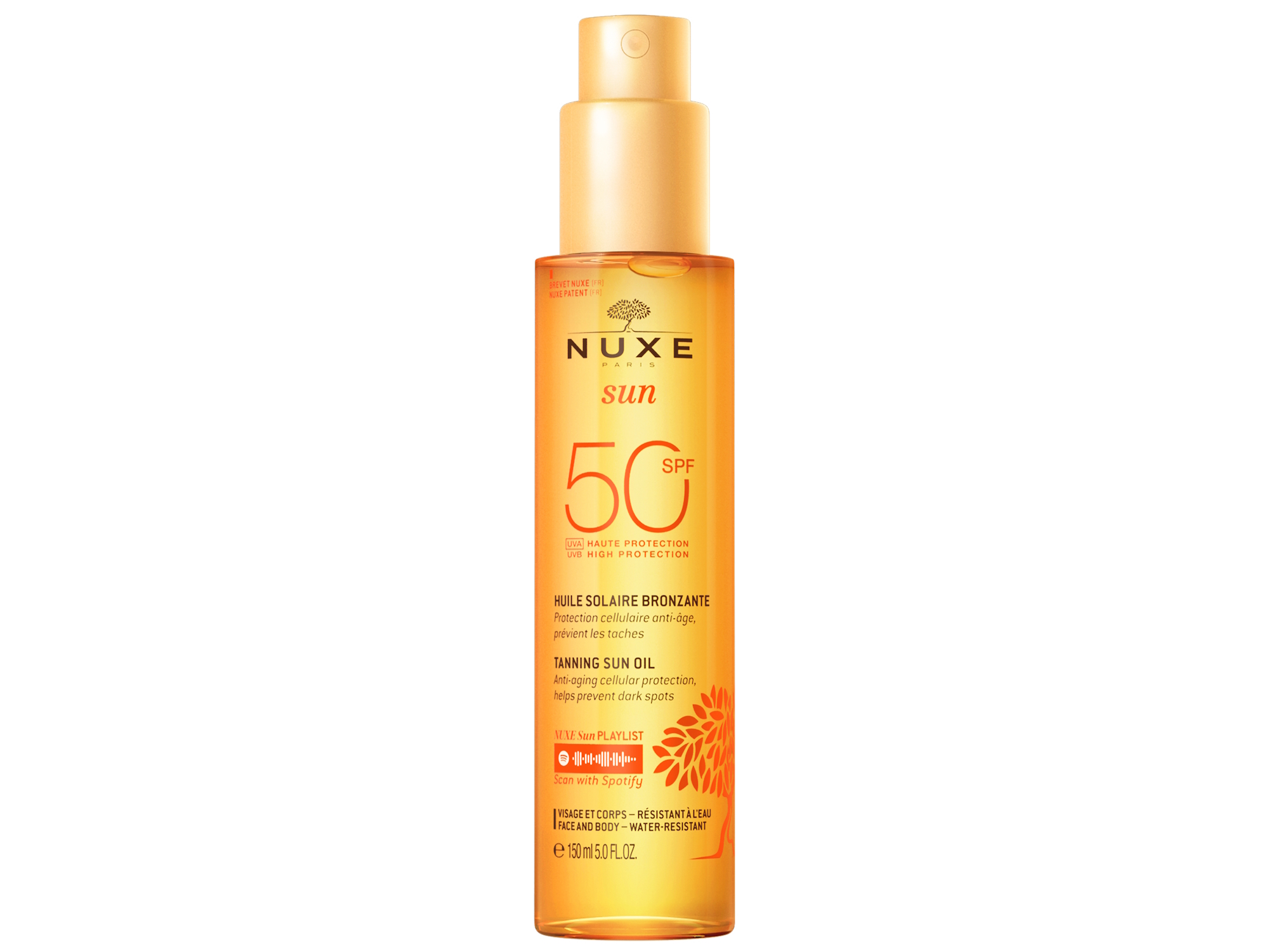 Nuxe Sun Aceite Solar Bronceador SPF 50 150ml