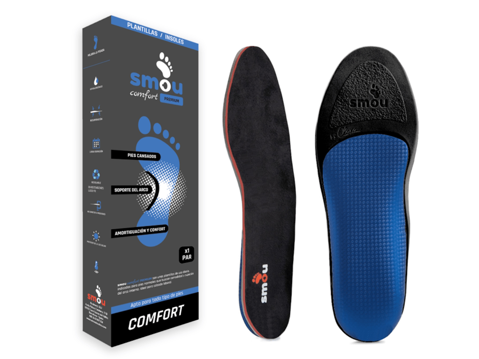 Plantillas Smou Comfort Premium