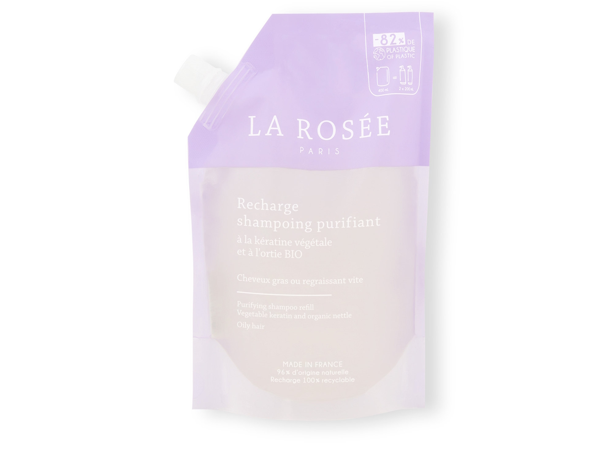 La Rosee Champú Purificante Ecorecarga 400ml