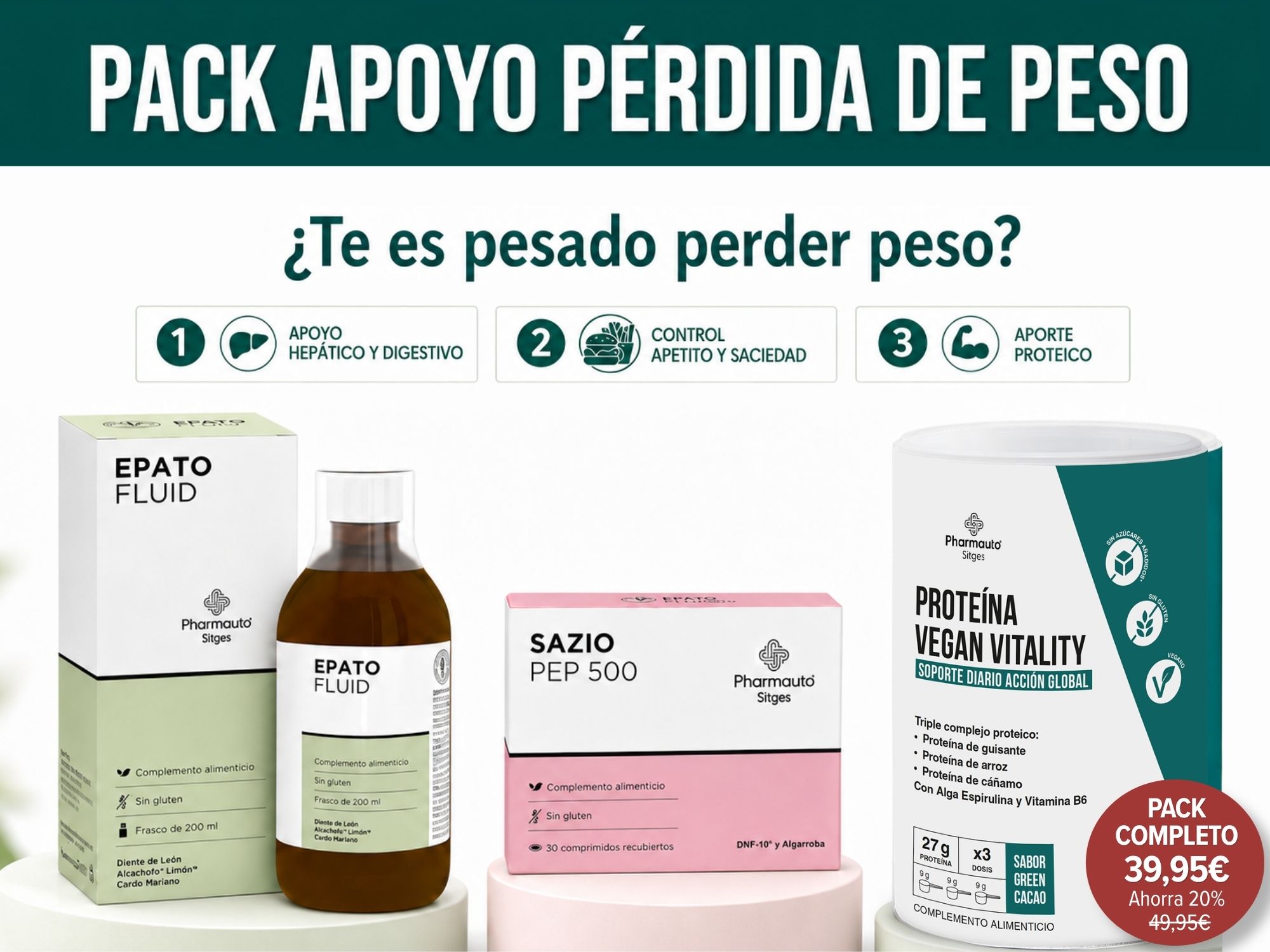 Pack Apoyo Pérdida de Peso Vegan