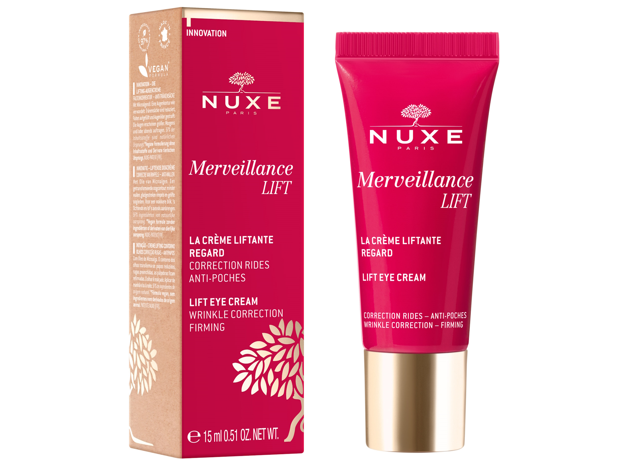 Nuxe Merveillance Lift Crema Reafirmante Contorno de Ojos 15ml