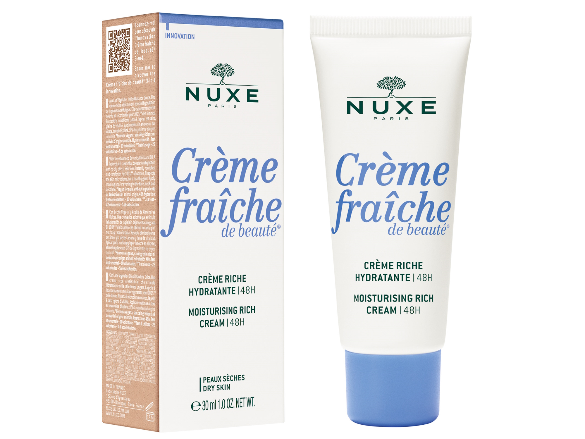 Nuxe Creme Fraiche Crema Rica Hiratante 48h 30ml