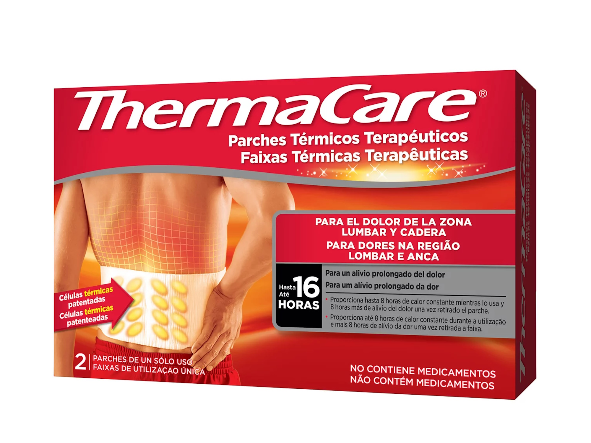 ThermaCare Parche Térmico Lumbar y Cadera 2u