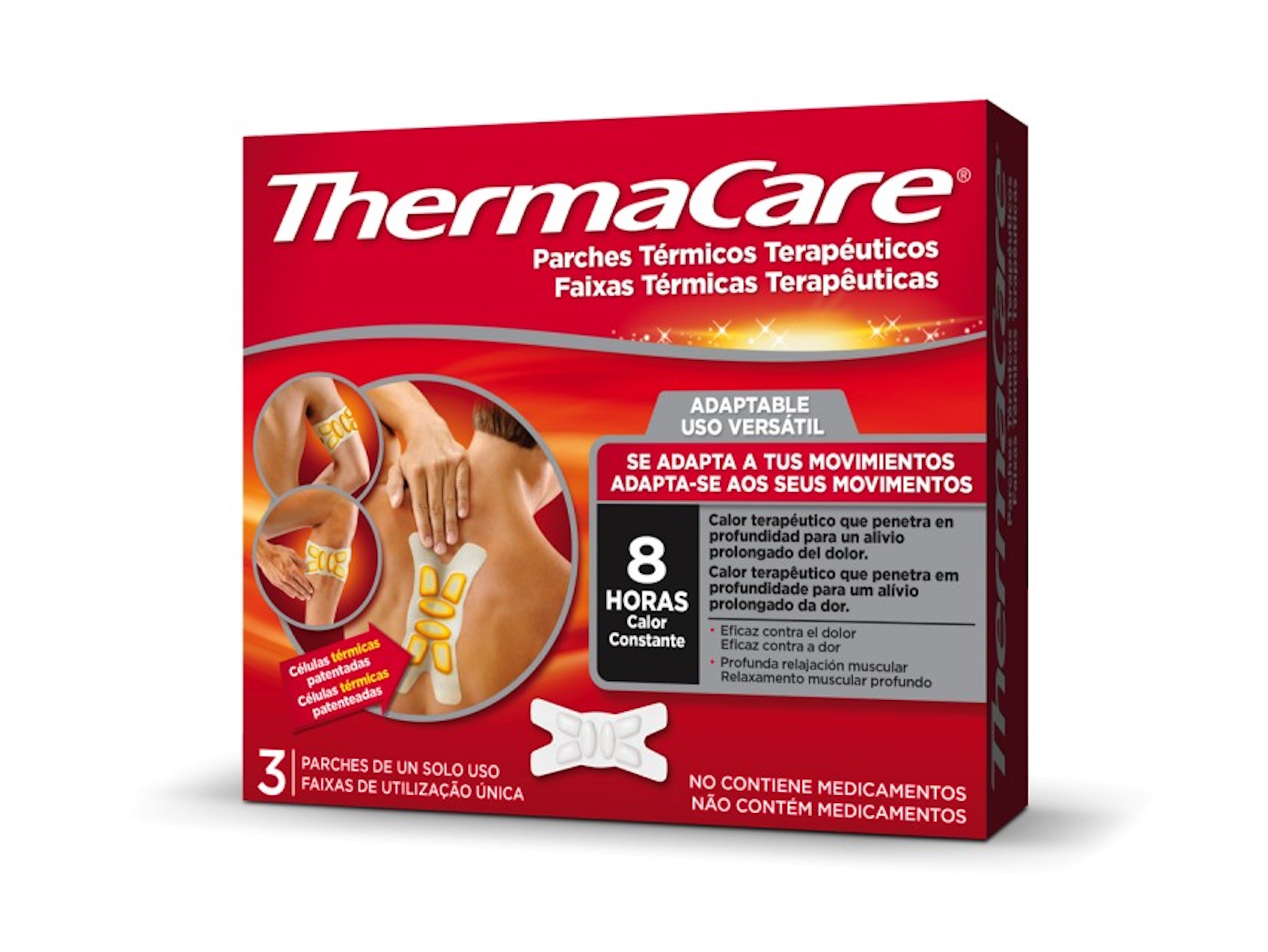 ThermaCare Parche Térmico Adaptable 3u.