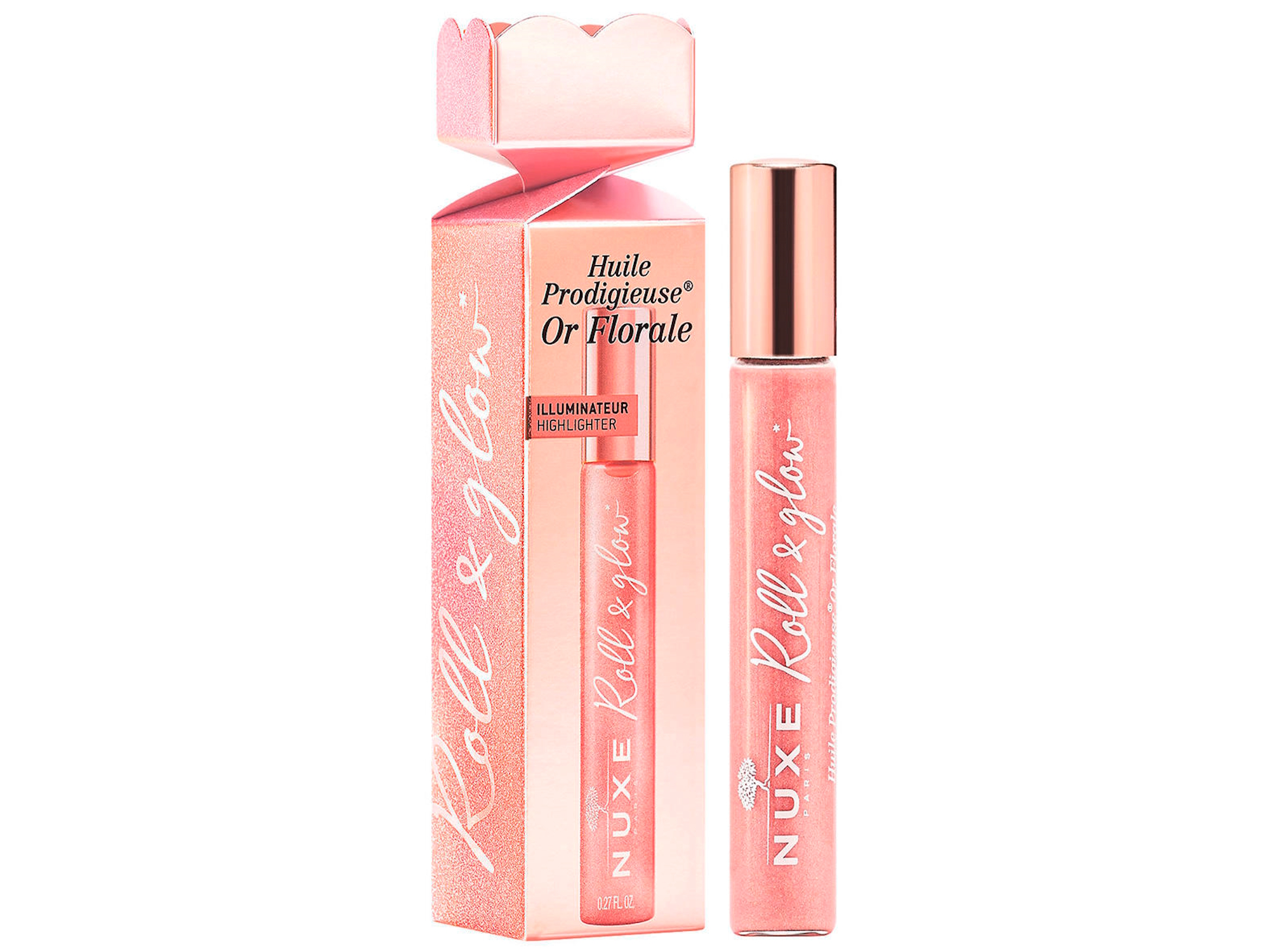 Nuxe Roll & Glow Huile Prodigieuse Or Florale 8ml 