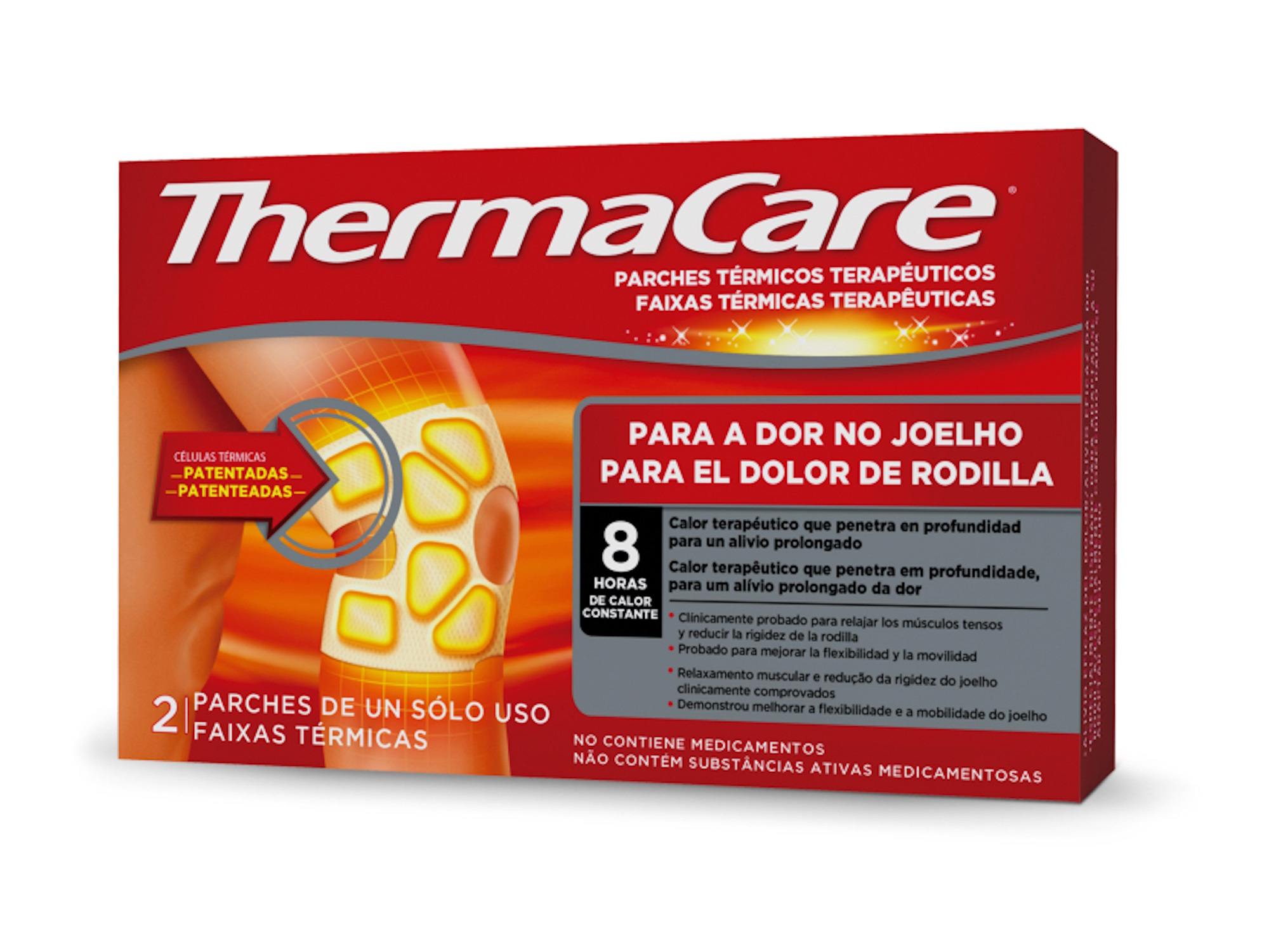 ThermaCare Parche Térmico Rodilla 2u.