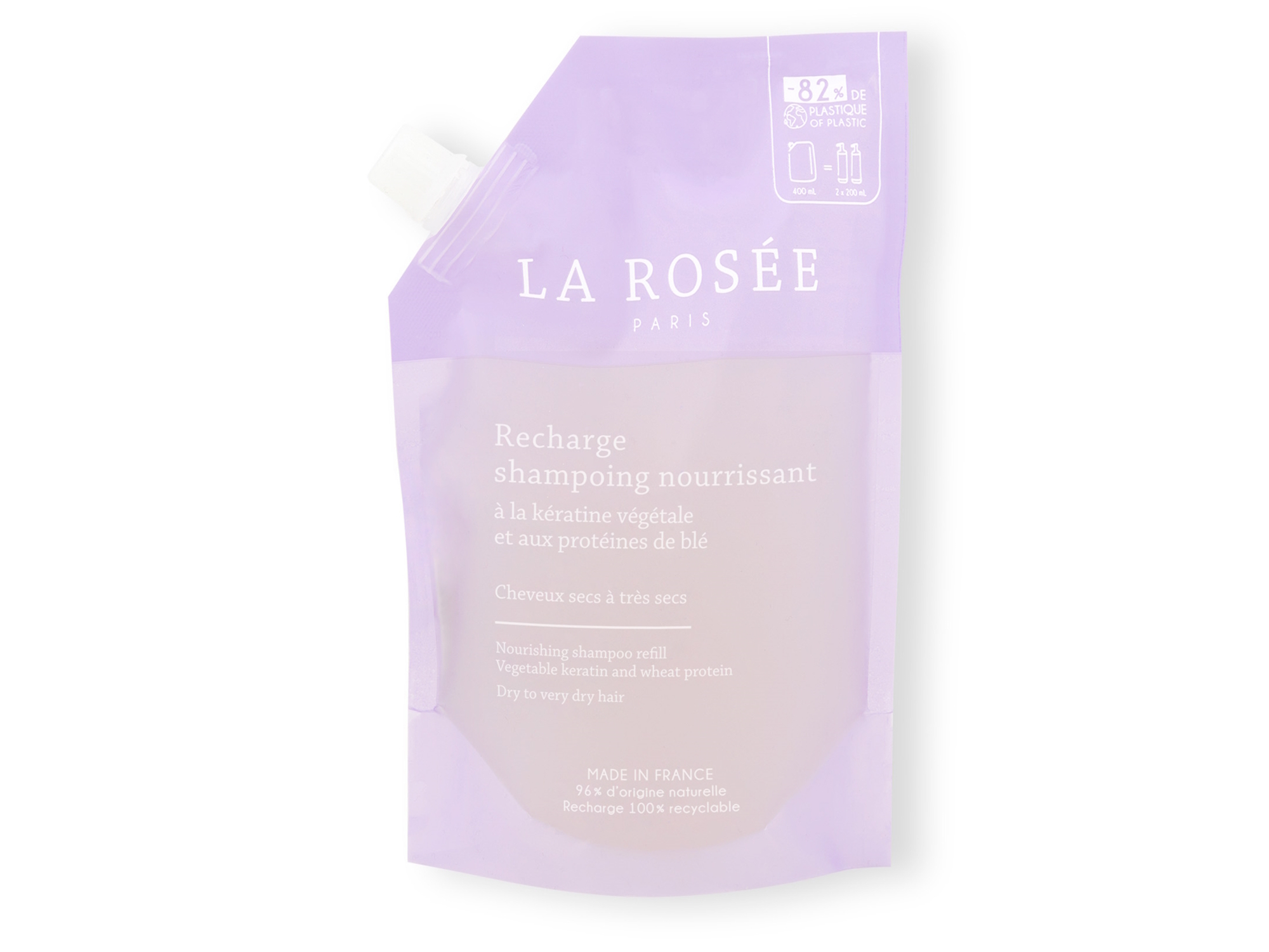 La Rosee Champú Nutritivo Ecorecarga 400ml