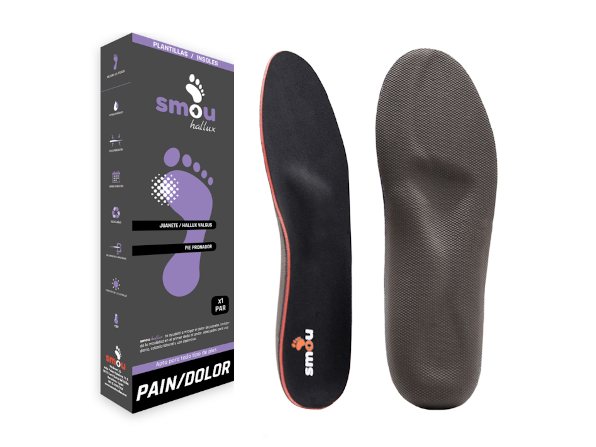 Plantillas Smou Hallux Juanete