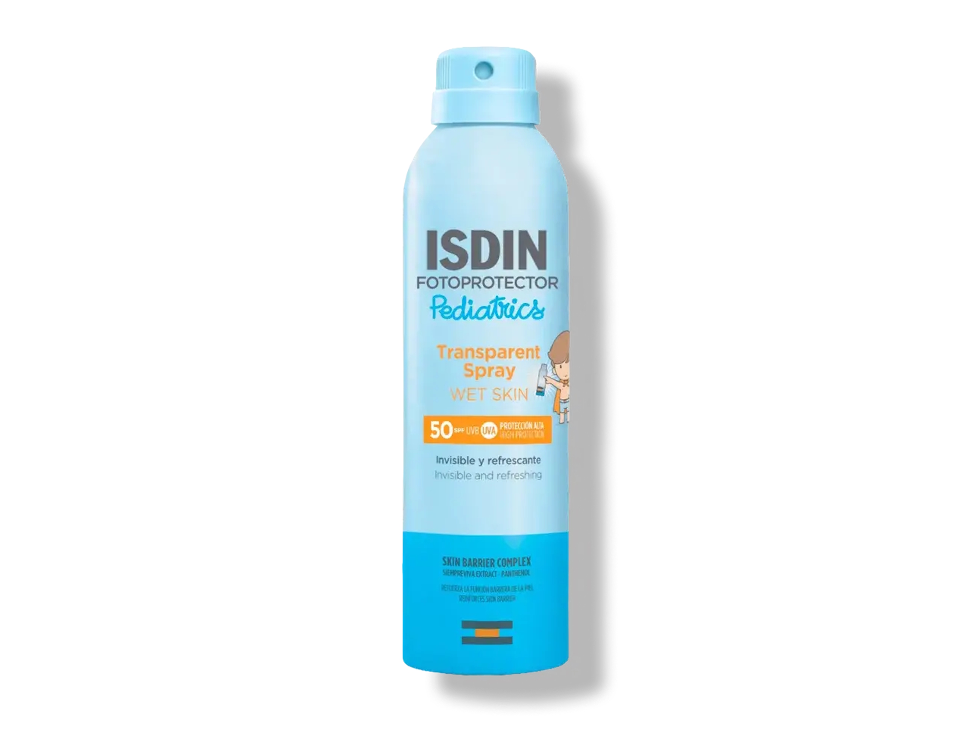 Isdin Solar Spray Transparent Wet Skin Pediátrico SPF 50 250ml