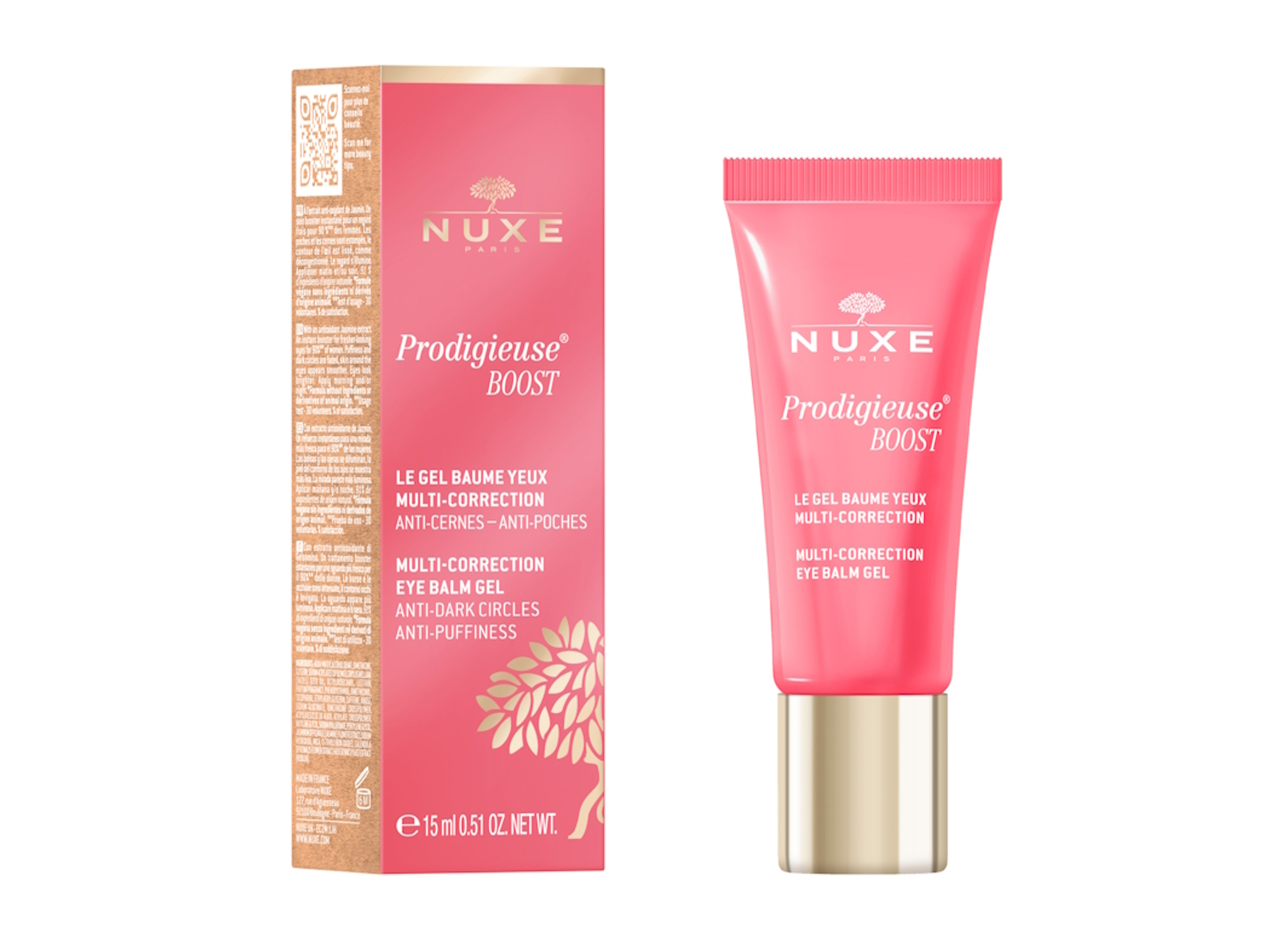 Nuxe Boost Gel-Bálsamo Multi Corrección Ojos 15ml