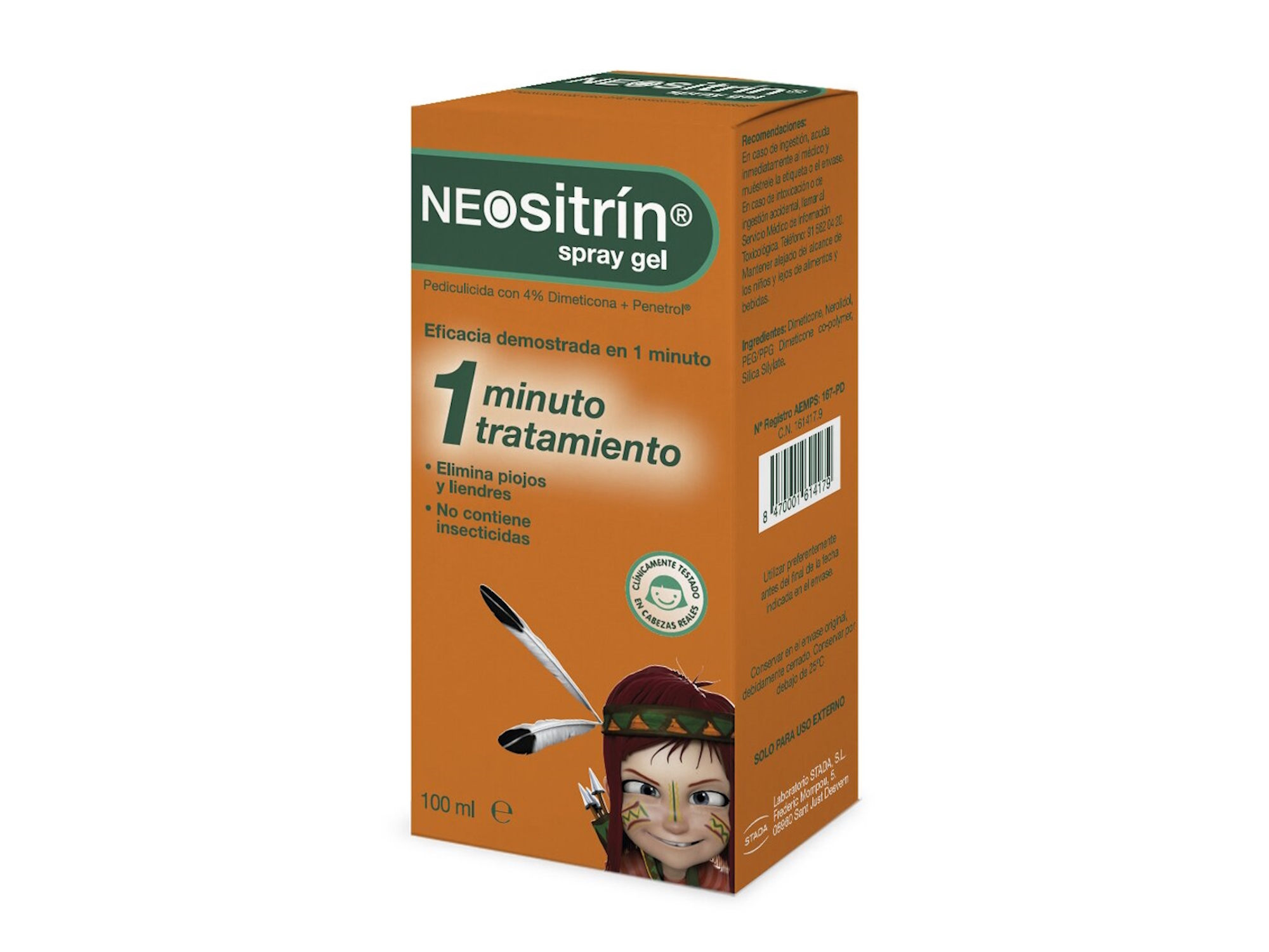Neositrin Piojos Spray Gel 100ml