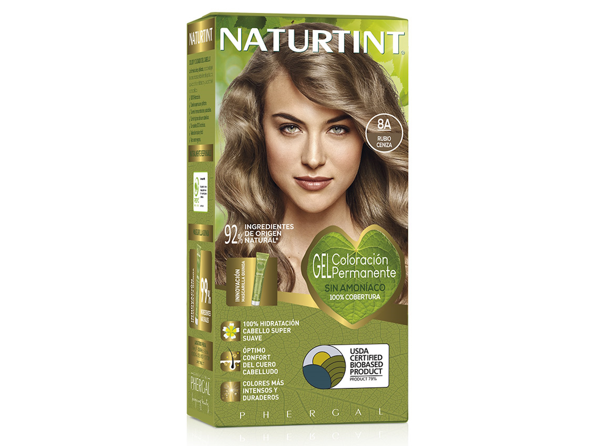 Naturtint Coloración Permanente 8A Rubio Ceniza