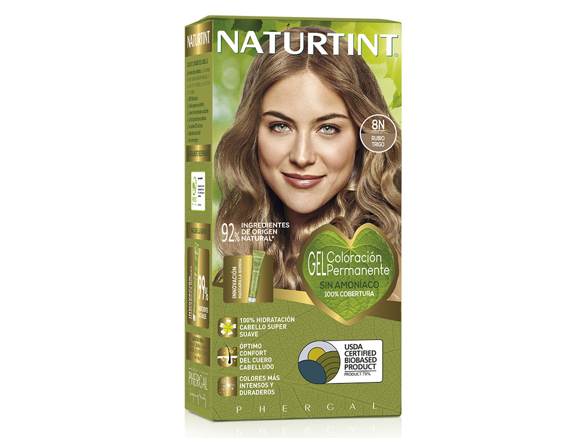 Naturtint Coloración Permanente 8N Rubio Trigo