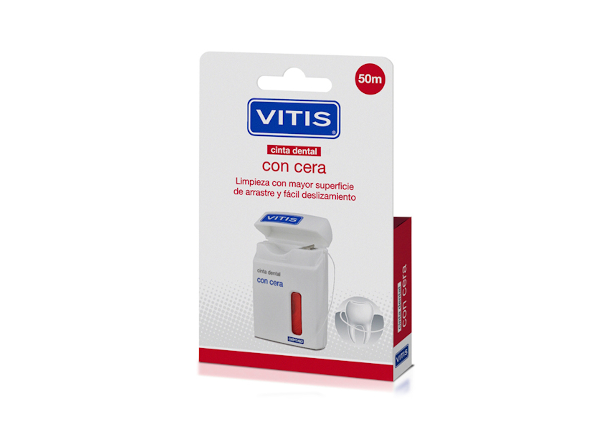 Vitis Cinta Dental con Cera 50m