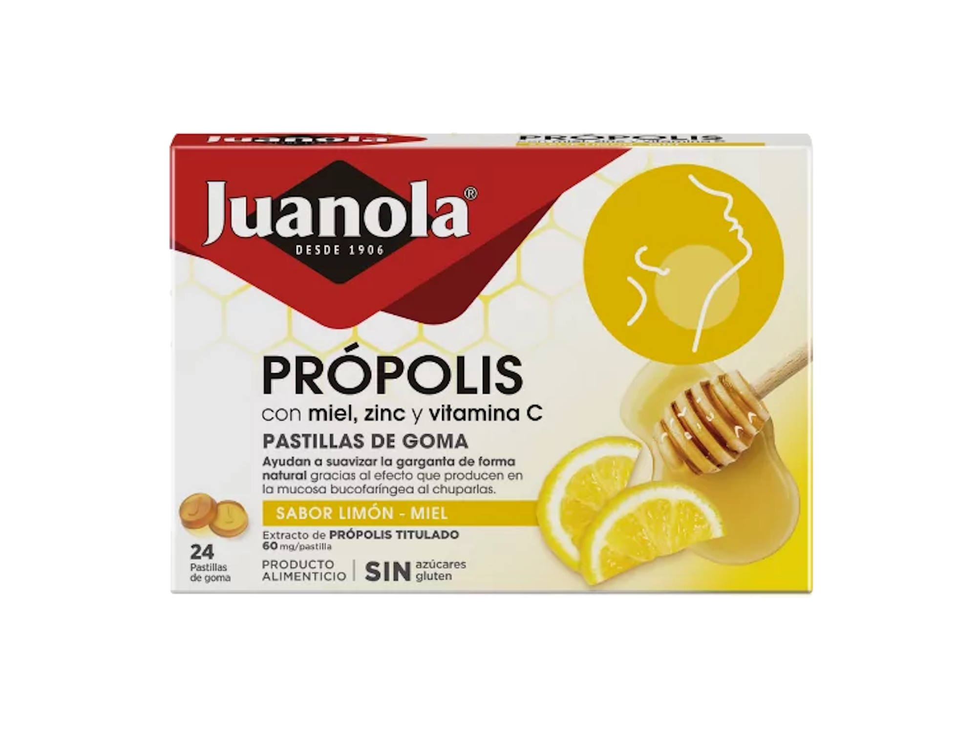 Juanola Própolis Limón y Miel 24u