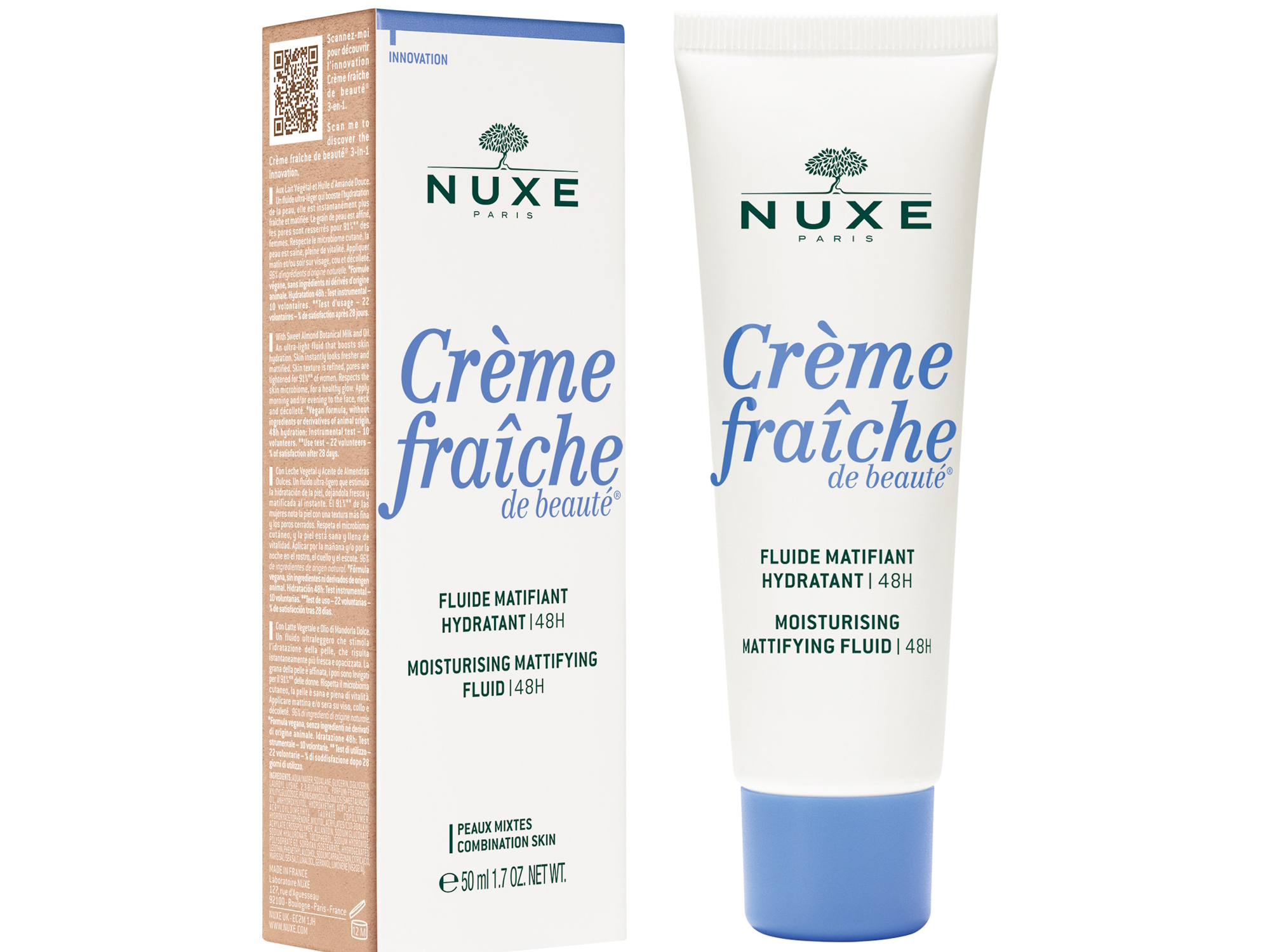Nuxe Creme Fraiche Fluido Matificante Hidratante 50ml